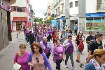 Telde protesta en silencio contra la violencia machista (Foto TA y Francisco Javier Santana)